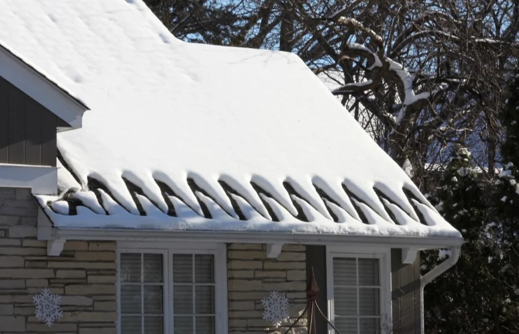 Gutter Wilson Ice-Dam-Heat-Cables in chicago illinois